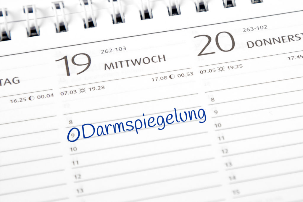 Eintrag im Kalender: Darmspiegelung - Vorteilhaft Leben - Vorteilhaft Leben