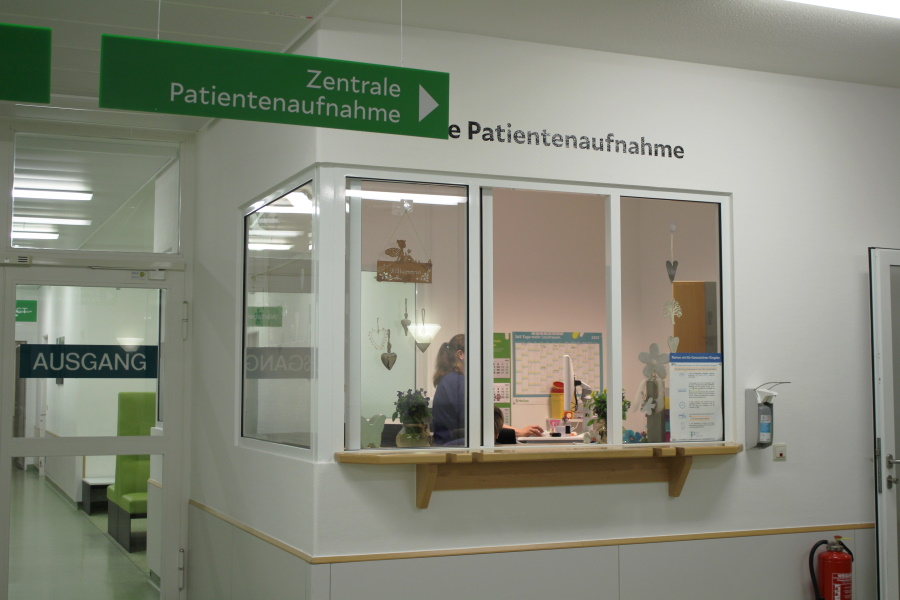 Die zentrale Patientenaufnahme im Helios Klinikum Meiningen gibt den Patienten Sicherheit und entlastet Pflegekräfte.