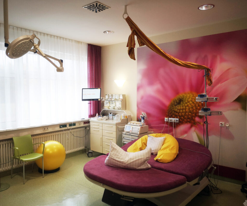 Der Kreißsaal des Helios Klinikums: Hier beginnt das Leben.