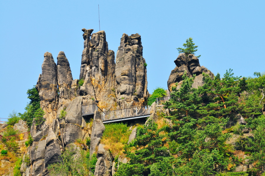 Das Zittauer Gebirge hat herrliche Felsformationen zu bieten.