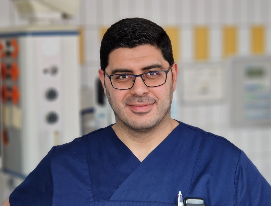 Khaled Dhamen Oberarzt der Klinik